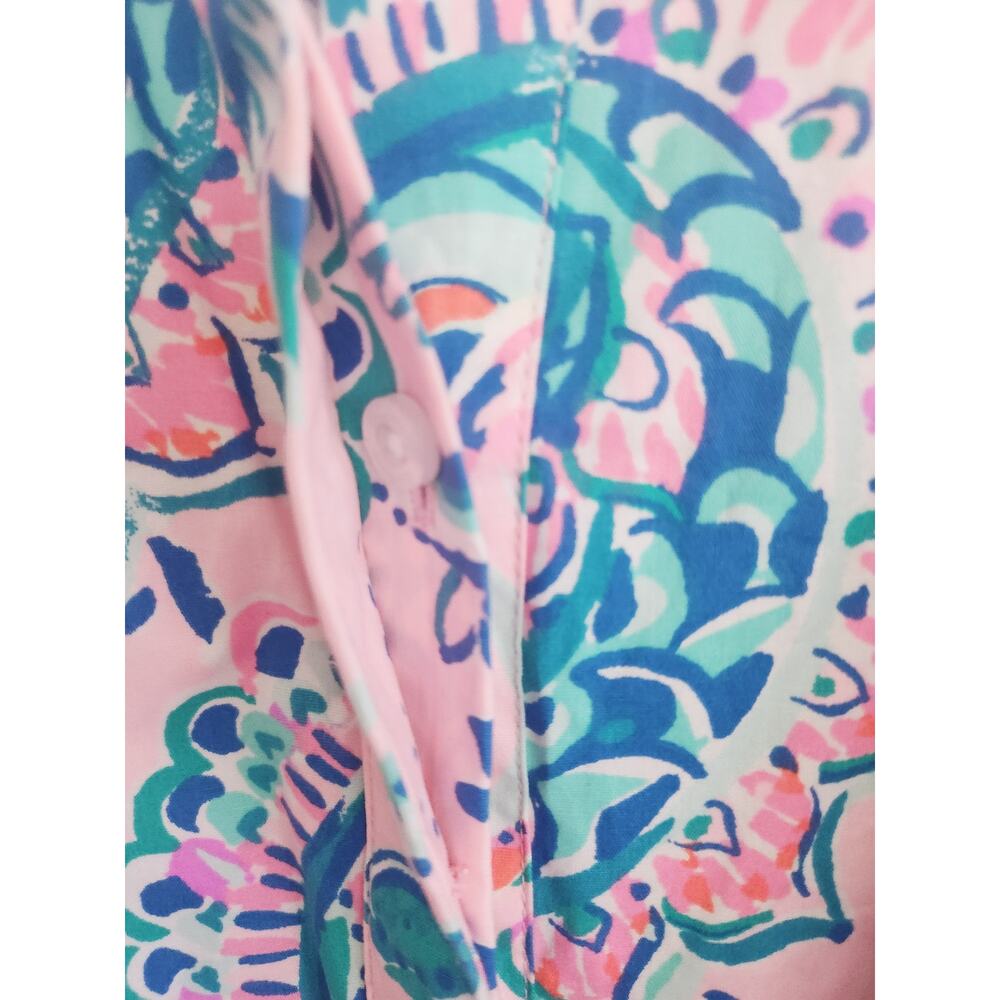 16 Lilly Pultizer maxi shirt dress - Picture 5 of 6